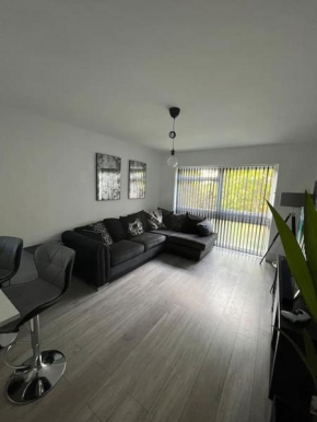 1-bed apartment w/ electric fireplace